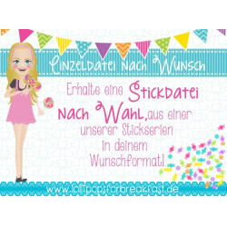 Eine Einzeldatei nach Wahl aus unseren Stickserien